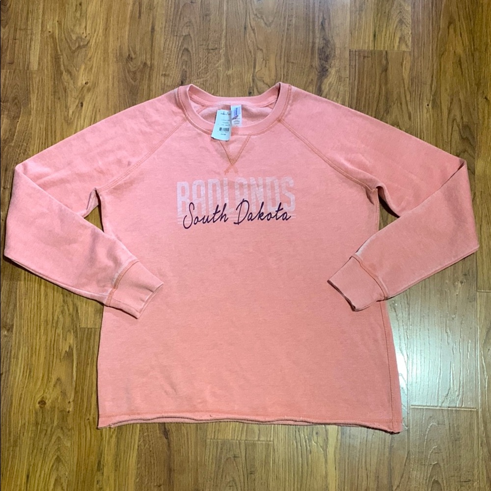 Badlands South Dakota Pink Sweatshirt